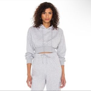 NWT Revolve Superdown Angelia Cropped Sweatshirt